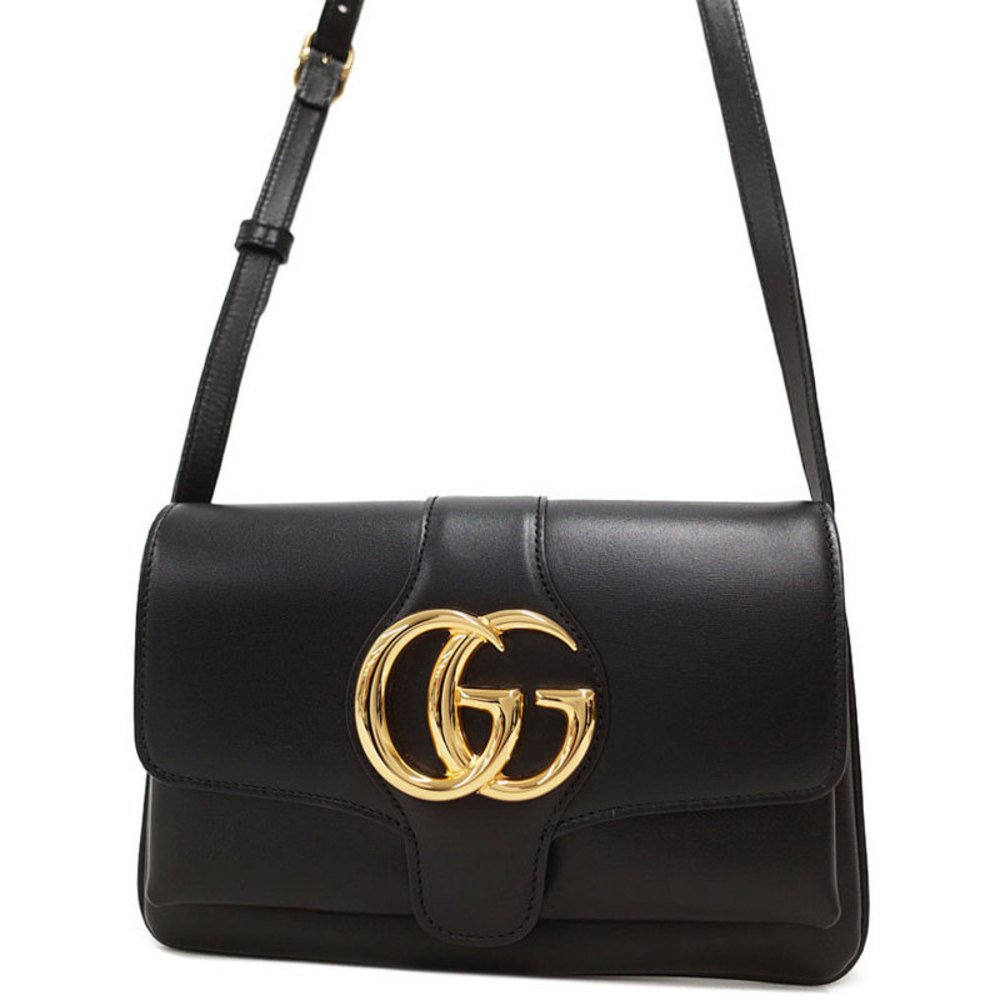 Gucci Small Shoulder Bag Leather Black